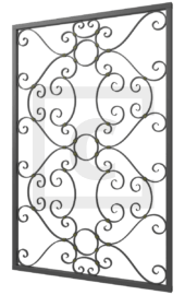 Решётка на окно кованая 7-19