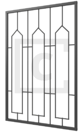 Решётка на окно сварная 1-22