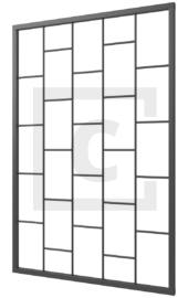 Металлическая оконная решетка 1-3