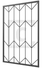 Решётка на окно сварная 1-4