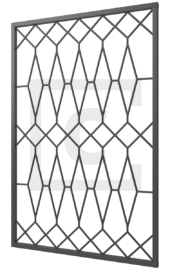 Решётка на окно сварная 1-59