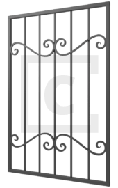 Решётка на окно кованая 5-64