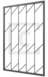 Распашная сварная решетка 1-8