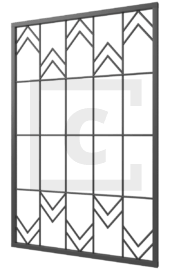 Решётка на окно сварная 1-80