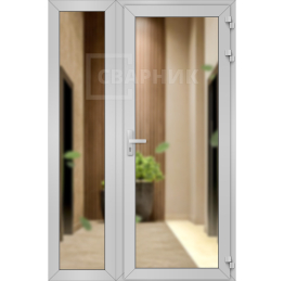 Входная группа из алюминия в офис ВГ-081