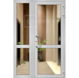 Входная группа алюминиевая в офис ВГ-080